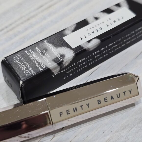 Fenty Beauty “Mattemoiselle” Lipstick – Ya Dig?! Blue, Plush Matte Finish, 1.7g - Picture 4 of 9